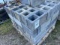 pallet of concrete block