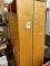 wood wall shelving unit 2 sections
