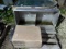 stainless double sink and water fountain