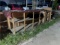 wood sales counter (3) sections