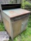 Lyon work table steel antique