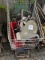shopping cart with contents welding hood