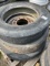 235/80R22.5 big truck tires (3) and (1) rim