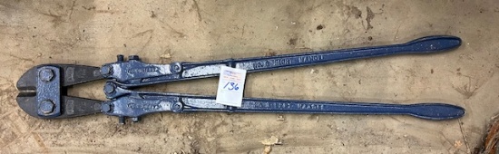 antique bolt cutters