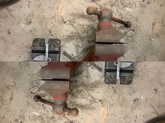 Vintage Reed No 203 1/2 Swivel Base Bench Vise- 3.5"