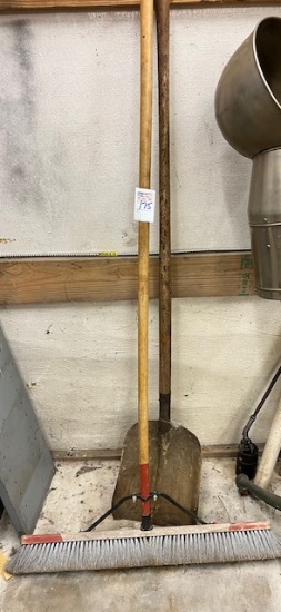 shovel and broom