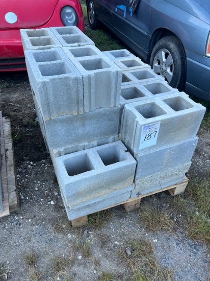 pallet of concrete block