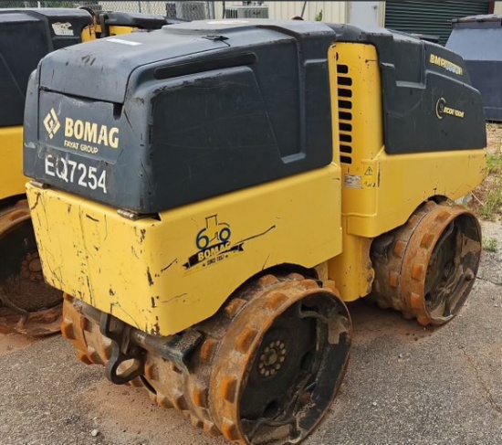 2017 Bomag BMP 8500 trench compactor     •    Hours: 1,051 on meter