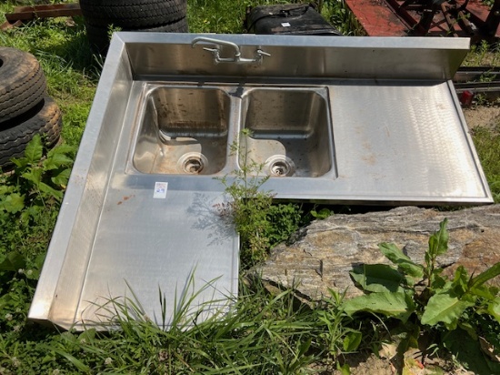 stainless steel sink L shape