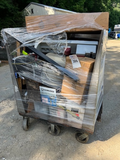 roll around cart and contents