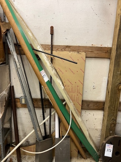 plastic and metal bars