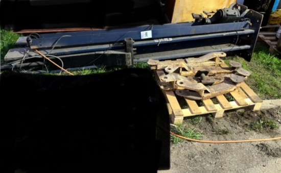 Two post car lift complete with pump