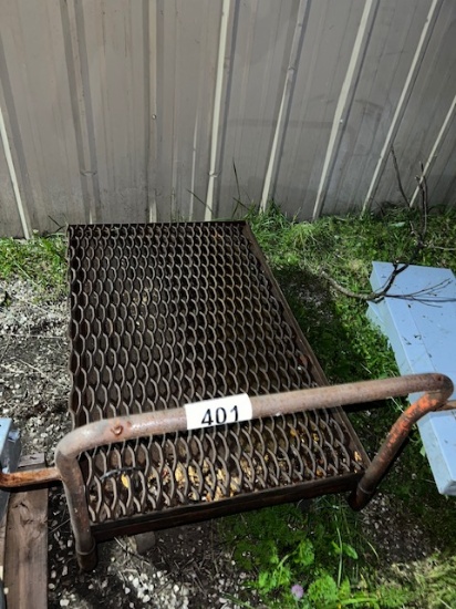 antique steel cart