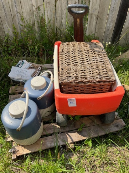 coolers and wagon