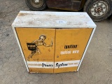 Vintage KEM Auto Parts Metal Cabinet