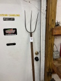 antique hay fork