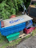pallet- creeper, plastic crates
