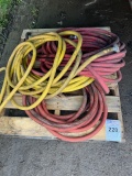 pallet of industrial air hoses