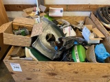 Pallet of new and used Lawn Boy mower parts and books