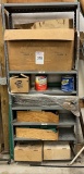 (3) hardware boxes with hardware sold on pallet