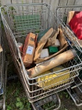 shopping cart with contents automotive repair manuals