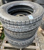 235/70R19.5 (4) Michelin tires
