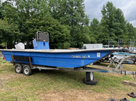 Boat with trailer