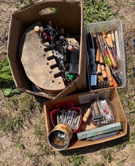 Chisels, Stamp, Anvil