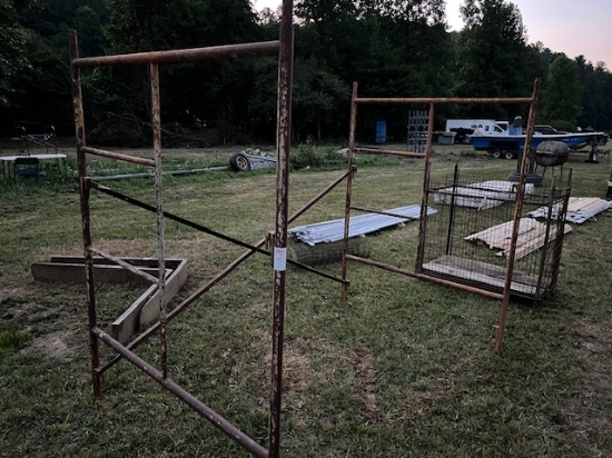 scaffold with x brace