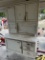 antique Hoosier style dry sink with flour sifter and porcelain top