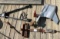 hitch parts , outboard bottom shifter transmission, pick and jack stands