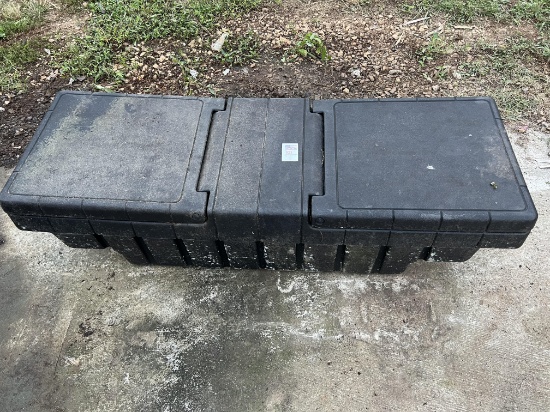 plastic truck tool box with trays