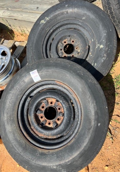(2) tires and rims