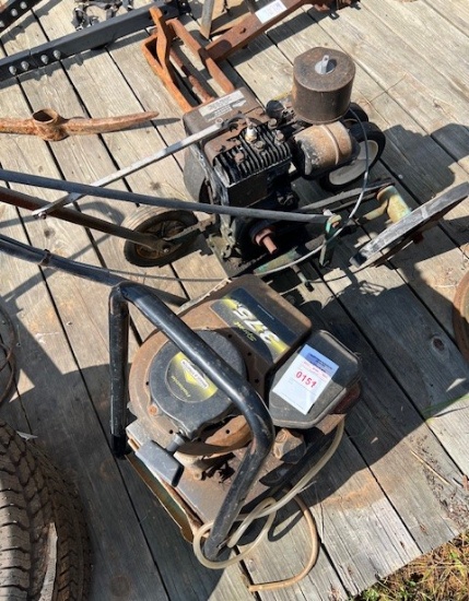 gas pressure washer and gas lawn edger