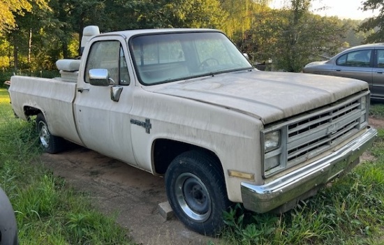 1985 Chevy truck only no contents of bed