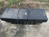 plastic truck tool box with trays