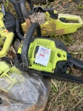 pile of chain saws