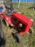 antique wheel horse riding mower