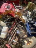 Pile of lawnmower tear ends and transmission parts