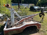 Antique holes wrecker bed