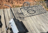 Hay feeder , wire , electric box, and hangers