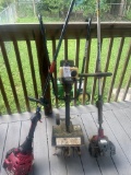 weed eaters and hand tiller
