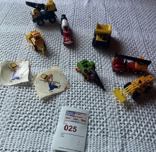 Tractors, Dump Truck, Antique Stickers