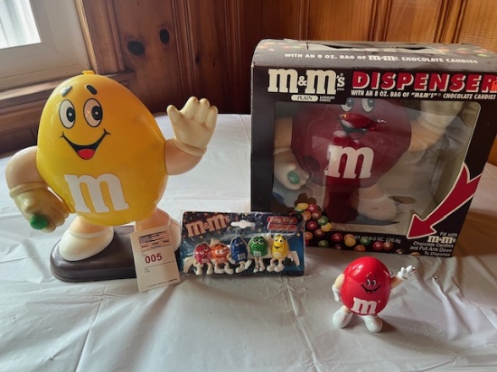 M&M's Dispenser still in Box, M&M And Pack of Small M&M's