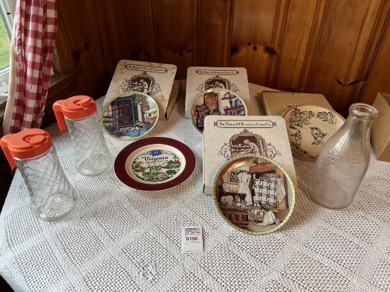Biltmore Milk Jar, Collectible plates, Orange Juice Pitcher