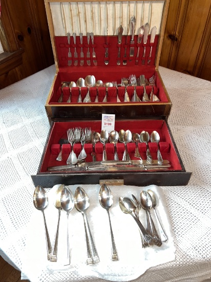 Silverware and box