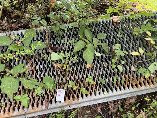 large metal steel grate