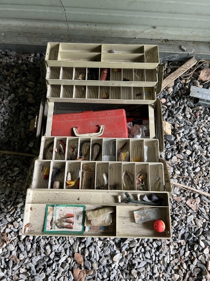 tackle box and contents