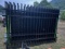 aluminum black fence and post 12 panels and 12 post NEW