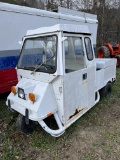 security 3 wheel cart gas with bed and cab